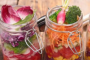 Mason Jar Rainbow Salad